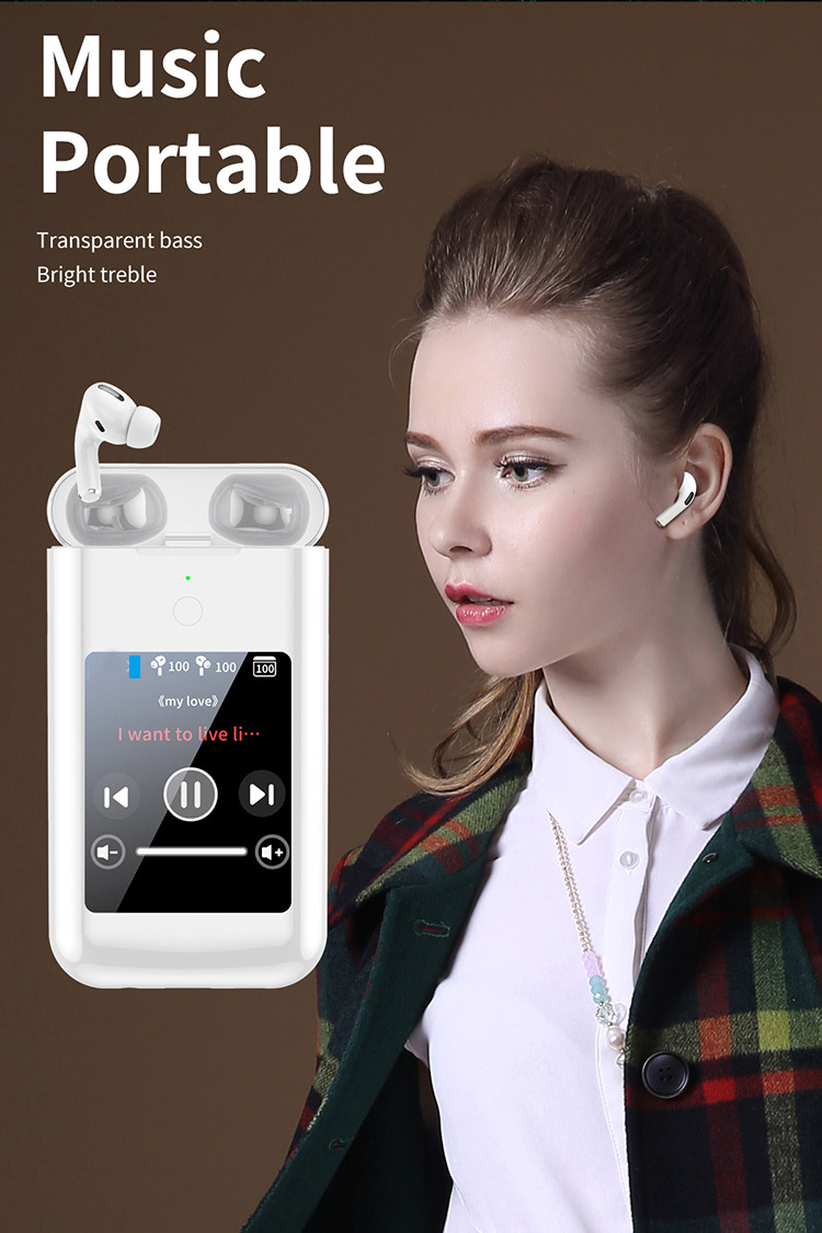 TF20 TWS Earbuds, TF20 Earphone Power Bank, TF20 Earphones with Display , TF20 Box Earphones, Wireless Earbuds, TWS Earphones, Power Bank with LCD Display, TF20 LCD Touch Wireless Headphones, TF20 Earphone